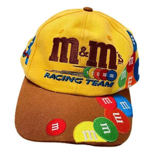 NASCAR M&Ms Baseball Cap Racing‎  Ernie Irvan 36 Yellow 1999 Vintage